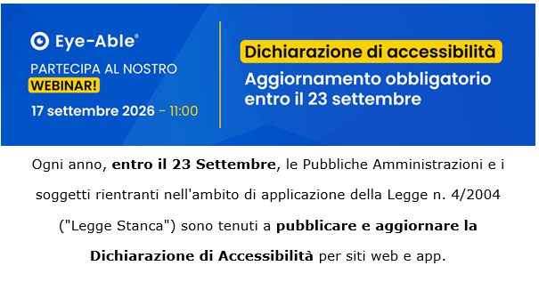 Accessibilità PA: scadenza 23 settembre