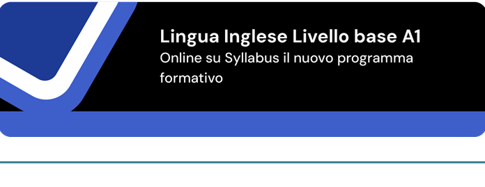 Lingua inglese – livello base A1