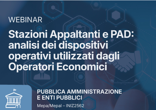Stazioni Appaltanti e PAD: analisi dei dispositivi operativi utilizzati dagli Operatori Economici