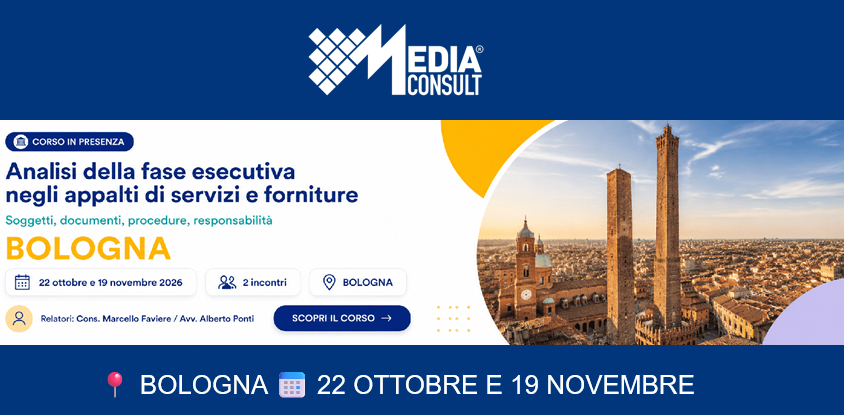 Analisi della fase esecutiva negli appalti di servizi e forniture. Soggetti, documenti, procedure, responsabilità