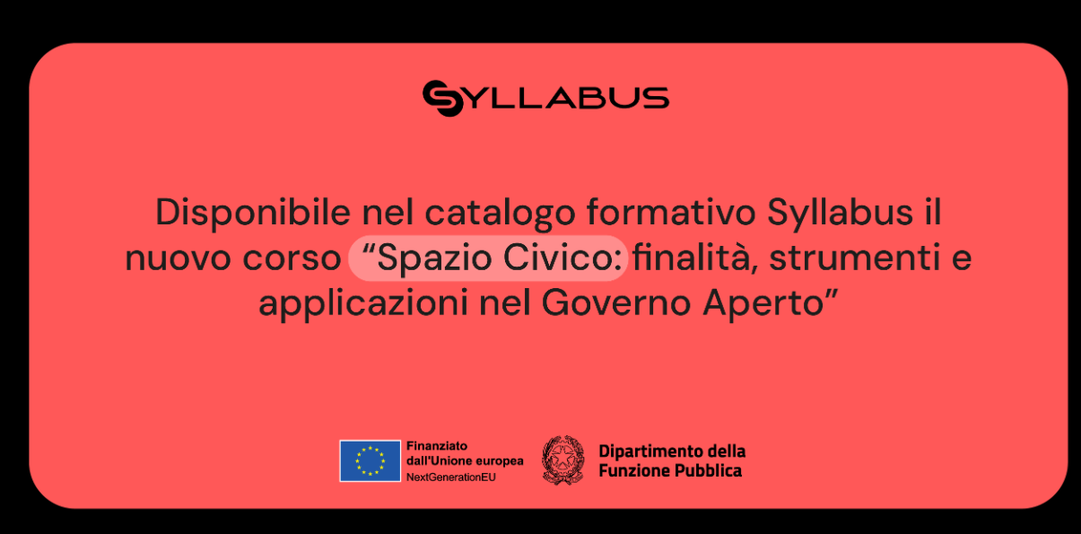 Spazio Civico: finalità, strumenti e applicazioni nell’ambito del Governo Aperto